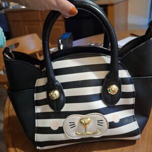 Betsey Johnson Mini Cat Crossbody Purse